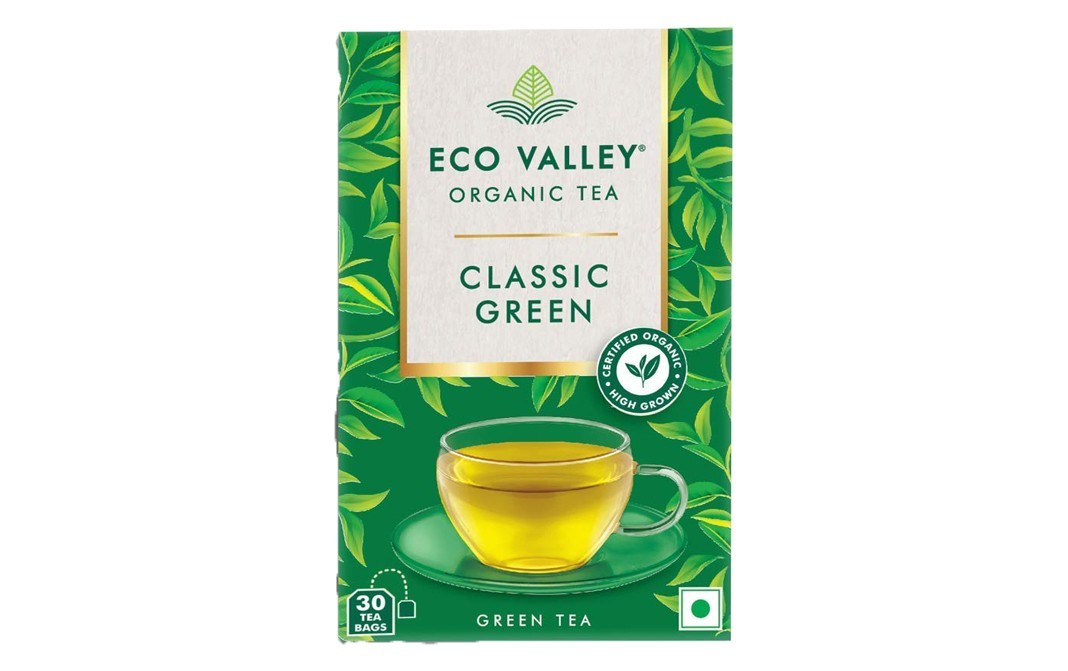 Weikfield Eco Valley Organic Tea Classic Green   Box  30 pcs